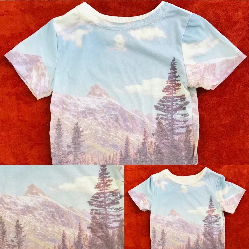 ART CLASS Cute NWOT Scenic Print TEE Size 12M